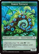 Dragon // Forest Tentacle Double-Sided Token [Reality Fracture Tokens]-2