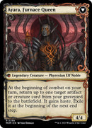 Ayara, Widow of the Realm // Ayara, Furnace Queen (Showcase Planar Booster Fun) [March of the Machine]-2