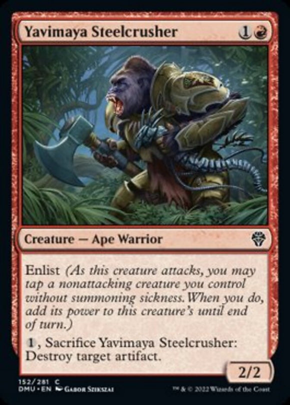 Trituradora de acero Yavimaya [Dominaria United] 