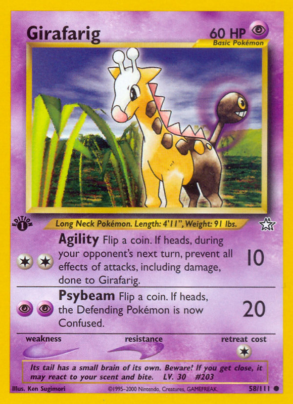 Girafarig (58/111) [Neo Génesis 1ª Edición] 