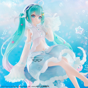 Hatsune Miku Jellyfish Banpresto Evolve Clearluxe Statue - 0
