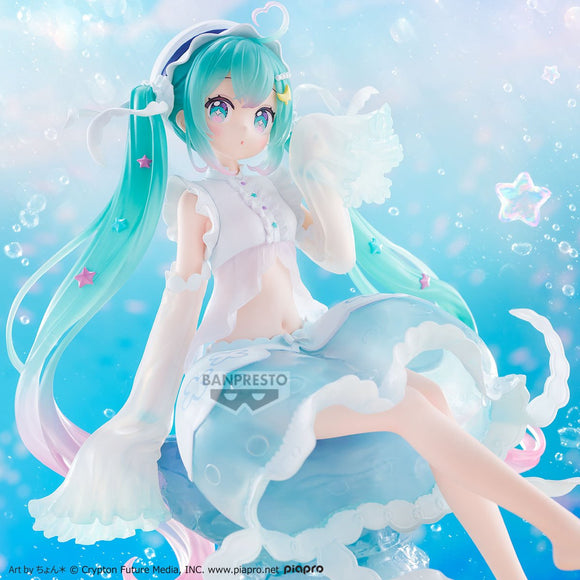 Hatsune Miku Jellyfish Banpresto Evolve Clearluxe Statue
