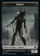 Zombie // Treasure Double-Sided Token [Double Masters 2022 Tokens]-1