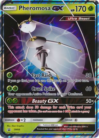 Pheromosa GX (SM66) (Tarjeta Jumbo) [Sun &amp; Moon: Black Star Promos] 
