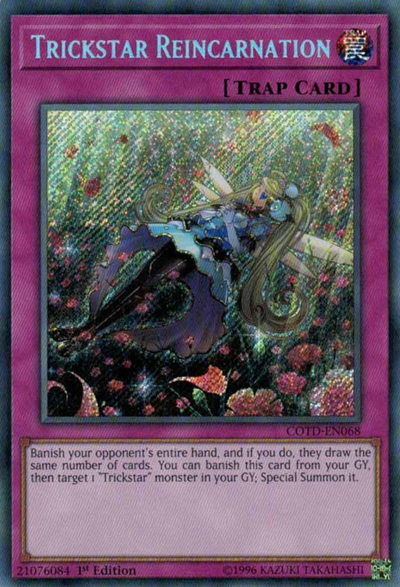 Reencarnación de Trickstar [COTD-EN068] Secreto raro 