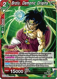 Broly, Orígenes demoníacos (BT7-117_PR) [Promociones previas al lanzamiento de El asalto de los saiyajin] 