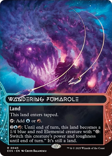 Wandering Fumarole (0045) (Borderless) [Edge of Eternities: Stellar Sights]