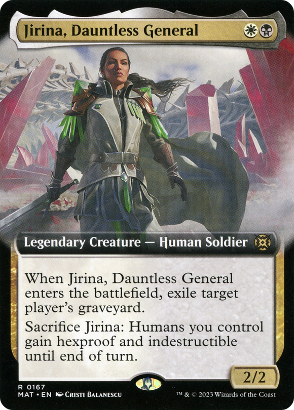 Jirina, general intrépida (ilustración ampliada) [La marcha de la máquina: Las secuelas] 