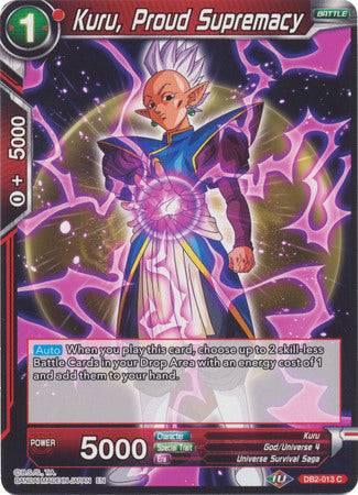 Kuru, Supremacía orgullosa (DB2-013) [Multiverso divino] 