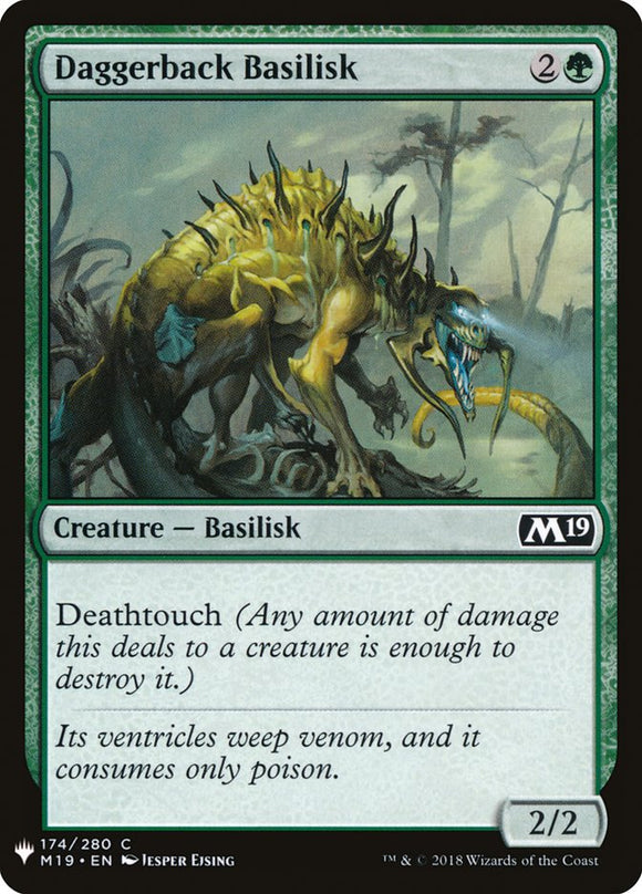 Basilisco de espalda de daga [Mystery Booster] 