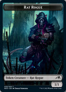 Spirit (002) // Rat Rogue Double-Sided Token [Kamigawa: Neon Dynasty Tokens]-2