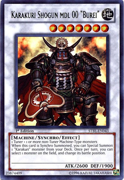 Karakuri Shogun mdl 00 Burei [STBL-EN043] Ultra raro 