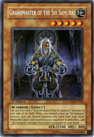 Gran Maestro de los Seis Samuráis [STON-EN000] Secreto Raro 