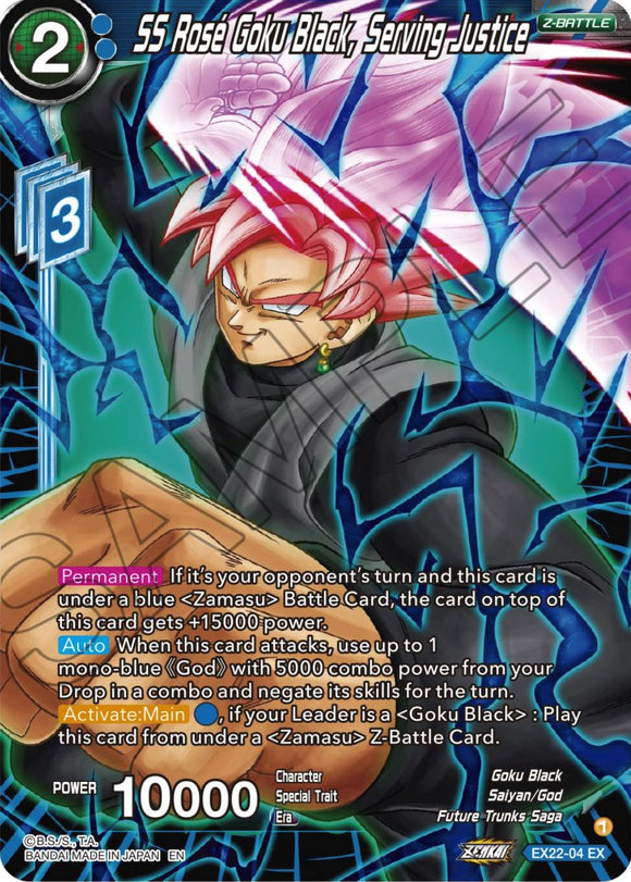 SS Rose Goku Black, Sirviendo la justicia (EX22-04) [Ultimate Deck 2023] 