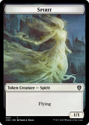 Human // Spirit Double-Sided Token [Phyrexia: All Will Be One Commander Tokens]-2