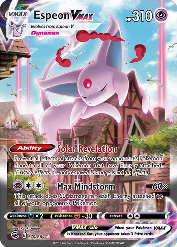 Espeon VMAX (270/264) [Espada y escudo: Golpe de fusión] 