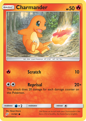 Charmander (11/181) [Sol y Luna: Formen equipo] 