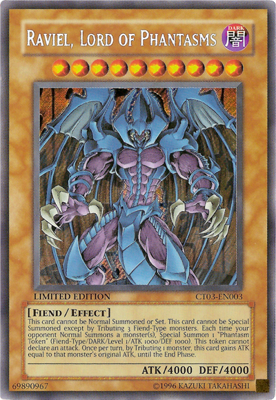 Raviel, Señor de los Fantasmas [CT03-EN003] Secreto Raro 
