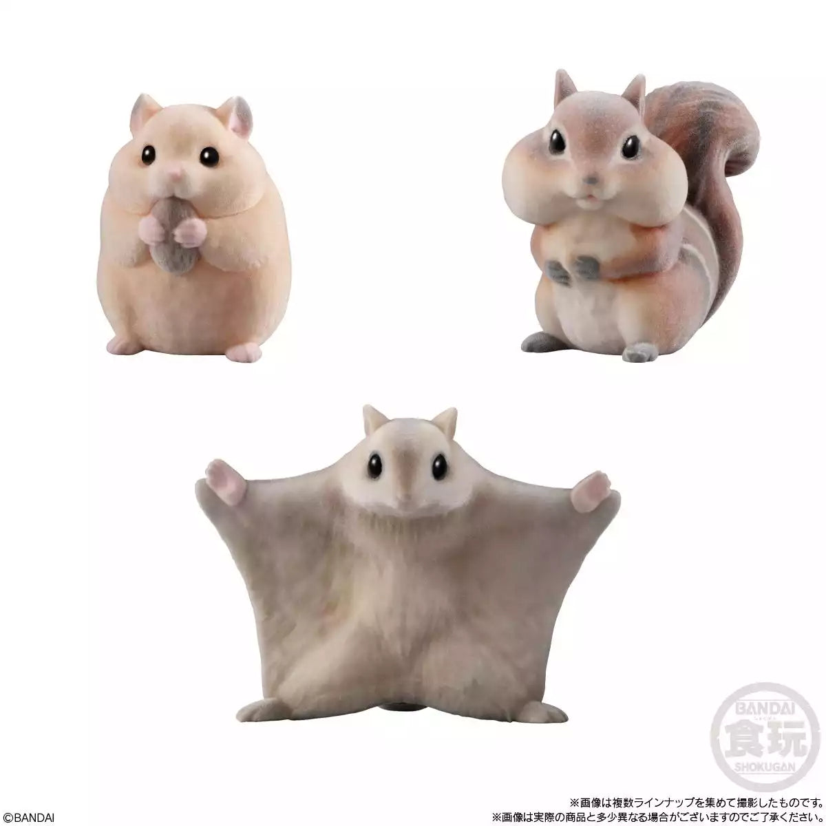 Flocked Tenori Friends 2 Mini-Figure (Chosen at Random) | Red Fox