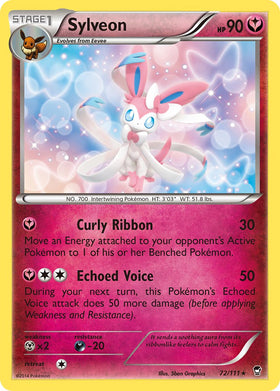 Sylveon (72/111) (Exclusivo del mazo temático) [XY: Furious Fists] 