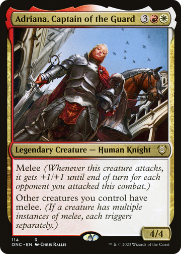 Adriana, Captain of the Guard [Phyrexia: All Will Be One Commander] - 0