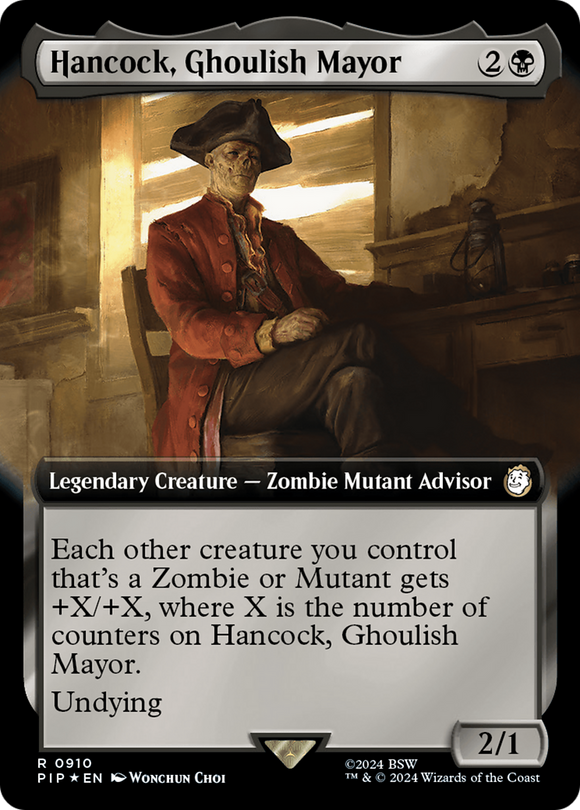 Hancock, alcalde macabro (ilustración ampliada) (referencia de Surge) [Fallout] 