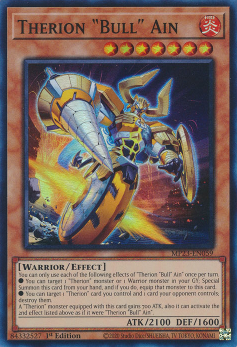 Therion "Bull" Ain [MP23-EN059] Súper raro 