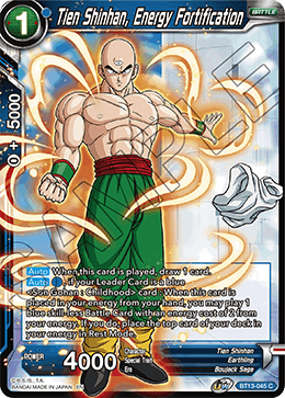 Tien Shinhan, Fortificación de energía (Común) (BT13-045) [Rivalidad suprema] 