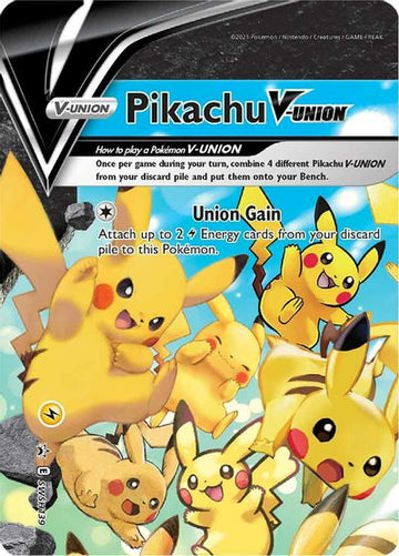 Pikachu V-UNION (SWSH139) (Celebraciones) [Promociones de Sword &amp; Shield: Black Star] 