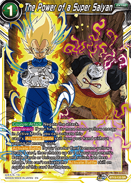 El poder de un Super Saiyan (BT13-120) [Supreme Rivalry] 