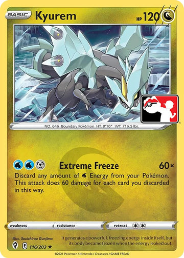Kyurem (116/203) [Serie de paquetes de premios uno] 