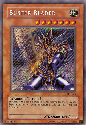 Buster Blader [BPT-008] Secret Rare