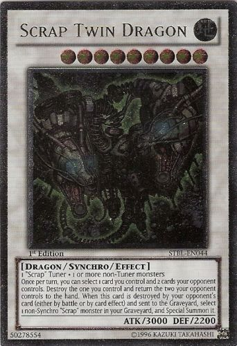 Dragón gemelo de chatarra [STBL-EN044] Ultimate Rare 