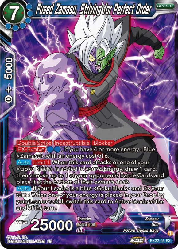 Zamasu fusionado, luchando por un orden perfecto (EX22-05) [Ultimate Deck 2023] 