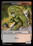Elemental (0024) // Graveborn Double-Sided Token [Commander Masters Tokens]-2