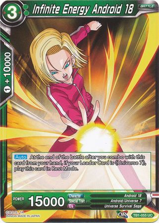Androide 18 de Energía Infinita (TB1-055) [El Torneo del Poder] 