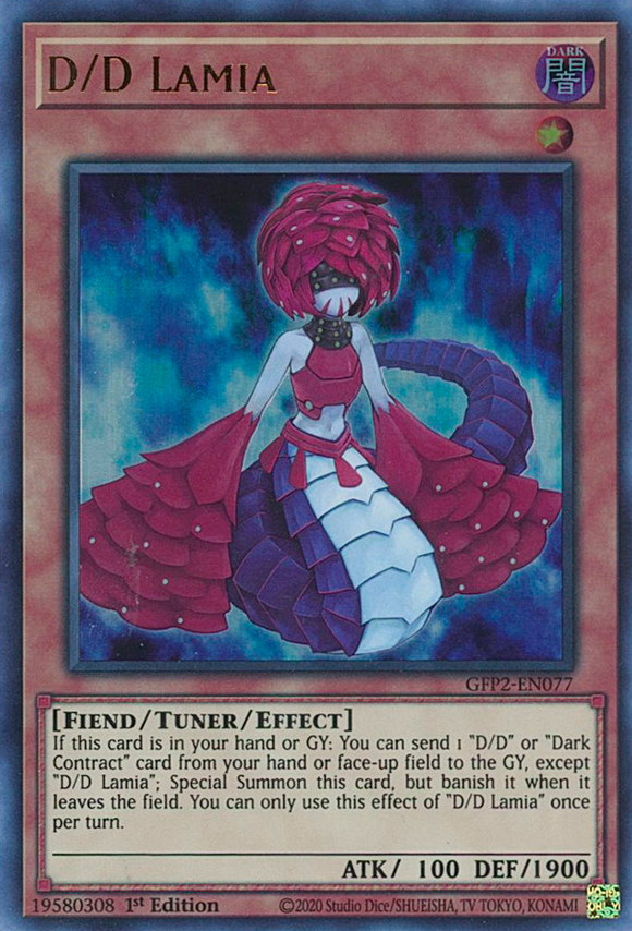 D/D Lamia [GFP2-EN077] Ultra Raro 