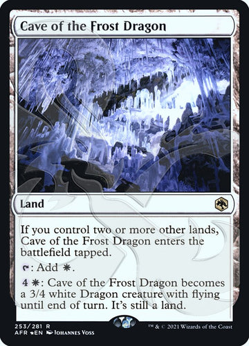 Cueva del Dragón de Hielo (Promoción de Ampersand) [Promociones de Dungeons &amp; Dragons: Adventures in the Forgotten Realms] 