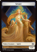 Spirit (0008) // Spirit (0009) Double-Sided Token [Tarkir: Dragonstorm Tokens]-2