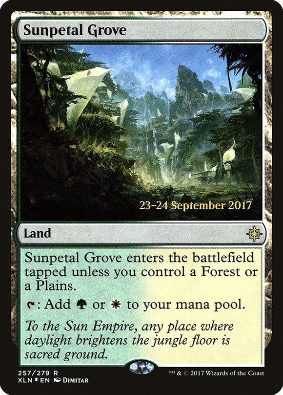 Sunpetal Grove [Promociones de prelanzamiento de Ixalan] 