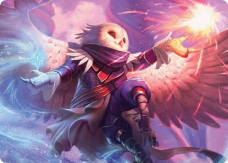 Tarjeta de arte del mago del espectáculo [Serie de arte de Strixhaven: Escuela de magos] 