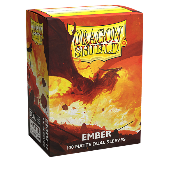 Dragon Shield: Fundas estándar de 100 ct - Ember (mate doble) 