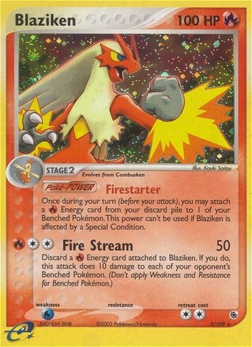 Blaziken (3/109) [EX: Rubí y Zafiro] 