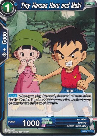Pequeños héroes Haru y Maki (BT2-053) [Union Force] 