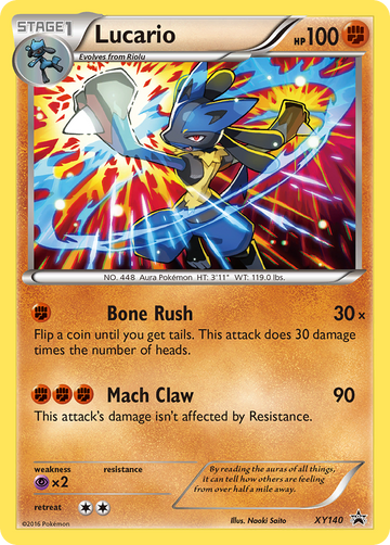 Lucario (XY140) [Promociones de XY: Black Star] 