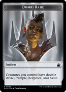 Goblin (0008) // Emblem - Domri Rade Double-Sided Token [Ravnica Remastered Tokens]-2