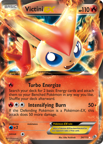 Victini EX (24/113) [Blanco y negro: tesoros legendarios] 