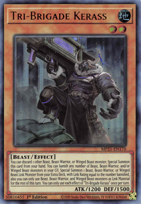 Kerass Tri-Brigada [MP21-EN170] Ultra raro 