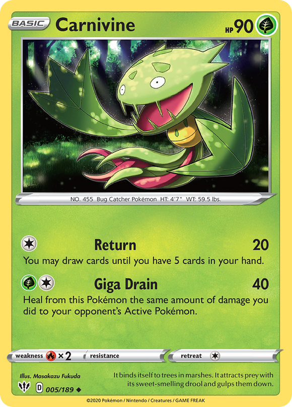 Carnivine (005/189) [Espada y escudo: oscuridad en llamas] 