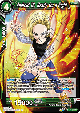 Androide 18, listo para la pelea (BT14-070) [Cross Spirits] 